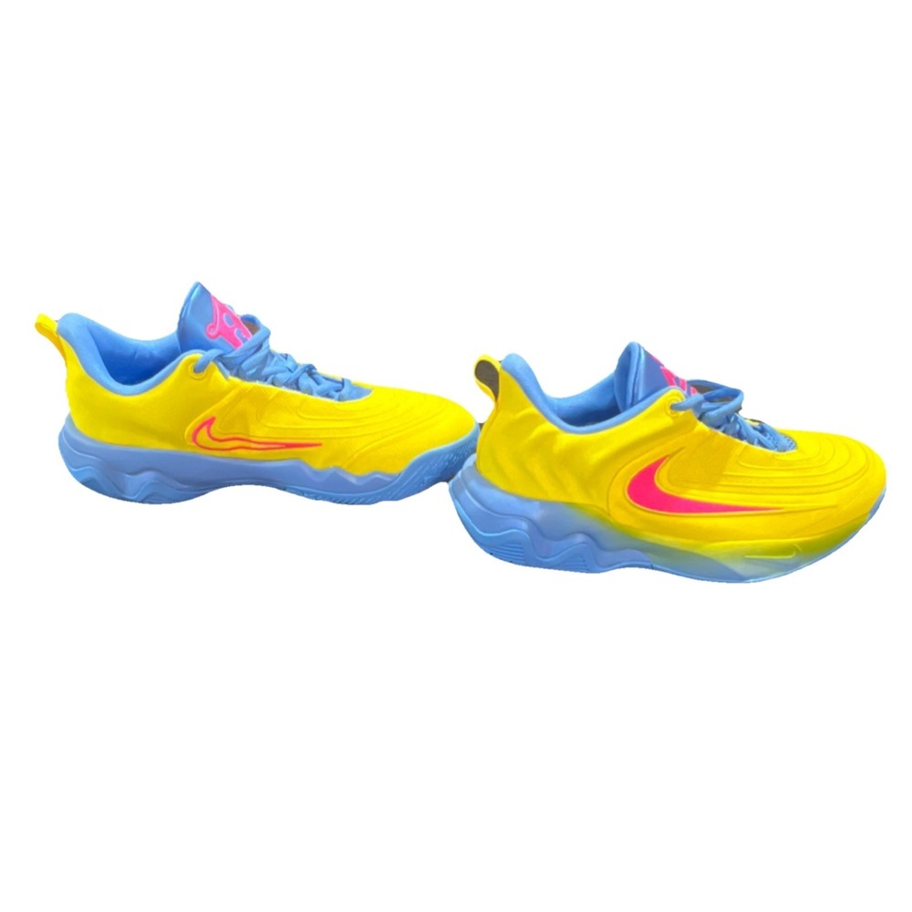 40 N20/Nike Giannis Immortality 4 FZ6734-700 Sneaker Yellow Blue Pink Kids US 7Y - Picture 5 of 11